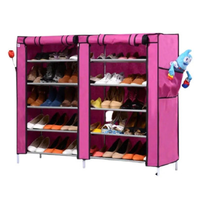 Тканевый шкаф складная полка для хранения обуви органайзер Shoe Cabinet каркасный стеллаж в прихожую Тканевый шкаф складная полка для хранения обуви органайзер Shoe Cabinet каркасный стеллаж в прихожую
