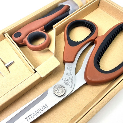 Набор ножниц профессиональных закройных TITANIUM Ножницы портновские Golden Phoenix для кройки Набор ножниц профессиональных закройных TITANIUM Ножницы портновские Golden Phoenix для кройки