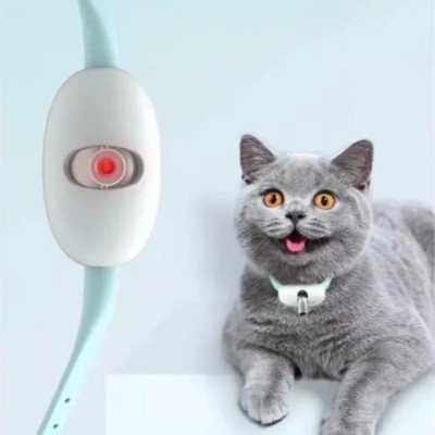 Розумний лазерний нашийник для кішок Smart Laser Collar Смарт іграшка з лазерною указкою Розумний лазерний нашийник для кішок Smart Laser Collar Смарт іграшка з лазерною указкою
