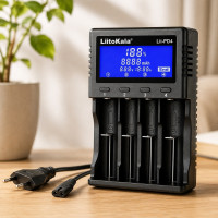 Зарядное устройство LiitoKala Lii-PD4 для аккумуляторов Li Ion Ni MH Ni Cd LiFePO4 дисплей LCD 4 канала Зарядное устройство LiitoKala Lii-PD4 для аккумуляторов Li Ion Ni MH Ni Cd LiFePO4 дисплей LCD 4 канала