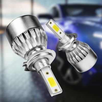 Світлодіодні автомобільні LED лампи для фар C6 H7 Комплект автоламп 2 шт