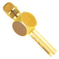 Караоке мікрофон дитячий портативний бездротової Bluetooth USB Золотий Gold Іграшка мікрофони для дітей YS-63 Караоке мікрофон дитячий портативний бездротової Bluetooth USB Золотий Gold Іграшка мікрофони для дітей YS-63