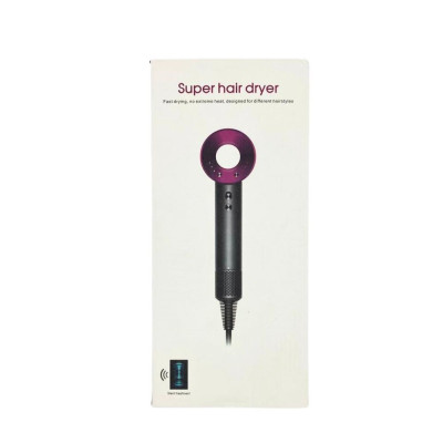 Фен для волос Super Hair Dryer с насадкой концентратор и функцией быстрой сушки