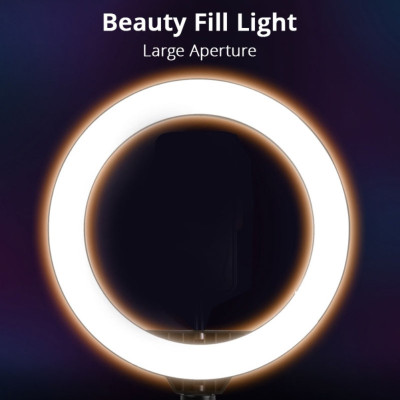 Кільцева лампа 26см зі штативом настільна Ring light Led Набір блогера світлодіодне селфі кільце Кільцева лампа 26см зі штативом настільна Ring light Led Набір блогера світлодіодне селфі кільце