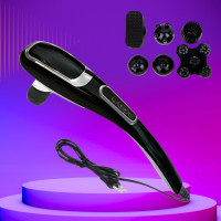 Вибрационный ручной массажер Body Massager JY-8820B для всего тела многофункциональный с 6 насадками Вибрационный ручной массажер Body Massager JY-8820B для всего тела многофункциональный с 6 насадками