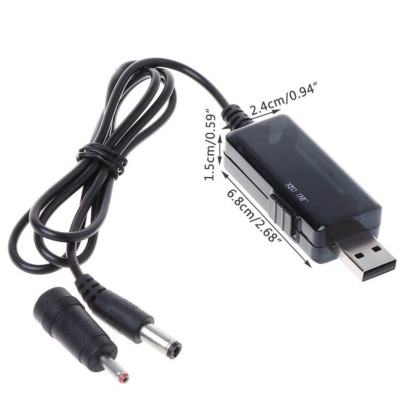 USB кабель для роутера від Power Bank перехідник перетворювач 9V 12V кабель живлення від повербанку USB кабель для роутера від Power Bank перехідник перетворювач 9V 12V кабель живлення від повербанку