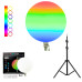 Светодиодная круглая лампа RGB-LED Fill Light GS-450 цветная 45см с пультом и штативом 2м для студийной съёмки Светодиодная круглая лампа RGB-LED Fill Light GS-450 цветная 45см с пультом и штативом 2м для студийной съёмки