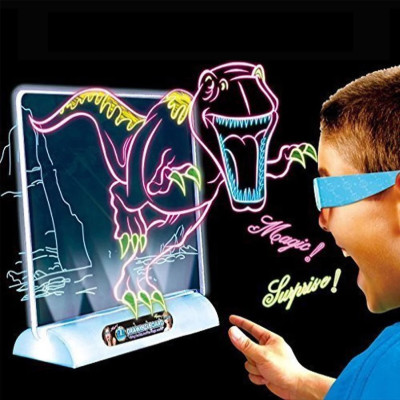 Дошка для малювання з ефектом 3D Magic Drawing Board Планшет для дітей 3д Набір для дитячої творчості Дошка для малювання з ефектом 3D Magic Drawing Board Планшет для дітей 3д Набір для дитячої творчості