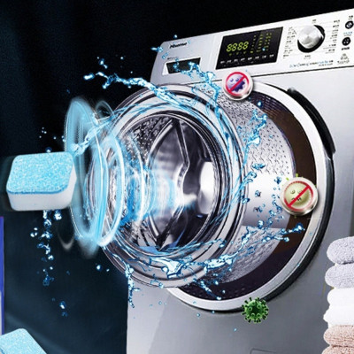 Средство для чистки стиральной машины от накипи плесени Washing machinecleaner антибактериальные таблетки 12шт Средство для чистки стиральной машины от накипи плесени Washing machinecleaner антибактериальные таблетки 12шт