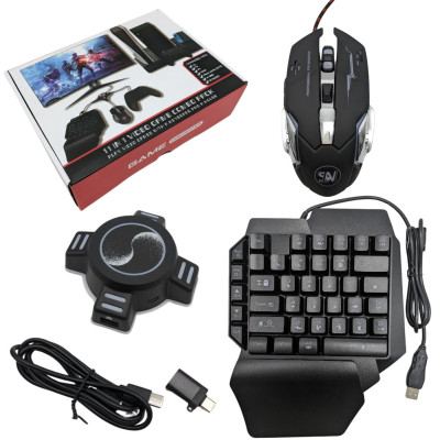 Набор клавиатура мышь Игровой Hub для консолей Converter Mix Pro с конвертером клавиатурой и мышкой