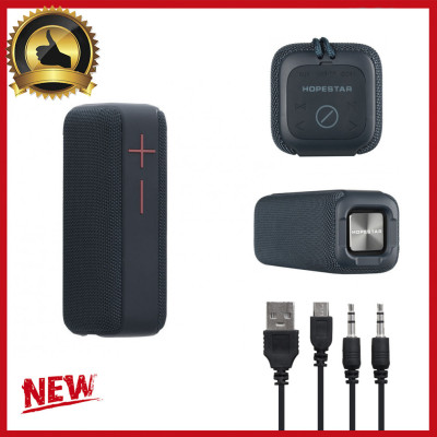 Беспроводная портативная Bluetooth колонка Hopestar P15 Серая Мощная водонепроницаемая USB FM акустика Беспроводная портативная Bluetooth колонка Hopestar P15 Серая Мощная водонепроницаемая USB FM акустика