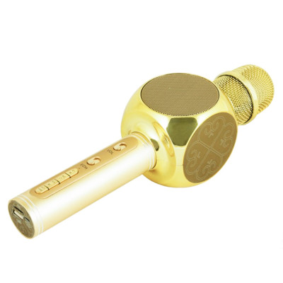 Караоке мікрофон дитячий портативний бездротової Bluetooth USB Золотий Gold Іграшка мікрофони для дітей YS-63 Караоке мікрофон дитячий портативний бездротової Bluetooth USB Золотий Gold Іграшка мікрофони для дітей YS-63