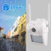 Настенная камера видеонаблюдения IP Wi-Fi с фонарем уличная водонепроницаемая с микрофоном и динамиком Настенная камера видеонаблюдения IP Wi-Fi с фонарем уличная водонепроницаемая с микрофоном и динамиком