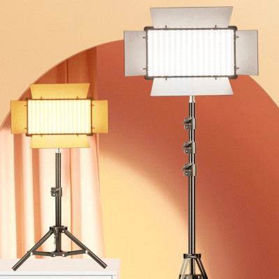 Прямоугольная LED лампа U800 светодиодная 29х17см портативный видеосвет со штативом 2м для фото и видеосъемки Прямоугольная LED лампа U800 светодиодная 29х17см портативный видеосвет со штативом 2м для фото и видеосъемки
