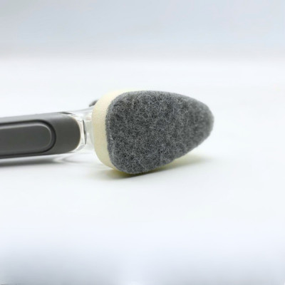 Двостороння щітка для миття посуду Dish Wand Scrub Вrush 2в1 кухонна губка з дозатором та насадками