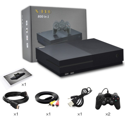 Игровая приставка встроенных 800 игр детская консоль 4К HDMI Ретро игры Телевизионная приставка X PRO
