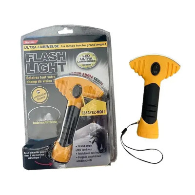 Ручной фонарь Flash Light 180 с магнитным основанием мощный фонарик на батарейках Ручной фонарь Flash Light 180 с магнитным основанием мощный фонарик на батарейках