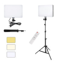 Светодиодная прямоугольная лампа LED Photography Fill Light 23х16см с пультом и штативом 2м для фото и видео Светодиодная прямоугольная лампа LED Photography Fill Light 23х16см с пультом и штативом 2м для фото и видео