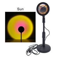 Проекционный светильник Sunset Lamp желтый закат USB светильник проектор солнце атмосферная лампа для фото Проекционный светильник Sunset Lamp желтый закат USB светильник проектор солнце атмосферная лампа для фото
