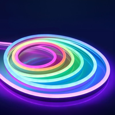 Гнучкий неон 10 м Розумна неонова LED стрічка із синхронізацією музики Світлодіодна стрічка RGB Гнучкий неон 10 м Розумна неонова LED стрічка із синхронізацією музики Світлодіодна стрічка RGB