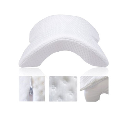Ортопедична Подушка тунель з пам'яттю Memory Foam Pillow з тунелем для руки для шиї з піною Біла Ортопедична Подушка тунель з пам'яттю Memory Foam Pillow з тунелем для руки для шиї з піною Біла