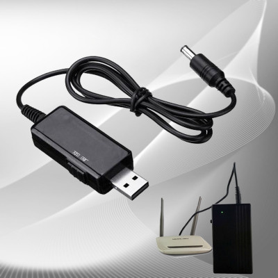 USB кабель для роутера від Power Bank перехідник перетворювач 9V 12V кабель живлення від повербанку