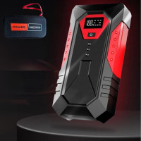 Пусковая автомобильная зарядка 18800 mAh с фонариком Пускозарядное устройство M43A портативный бустер для авто Пусковая автомобильная зарядка 18800 mAh с фонариком Пускозарядное устройство M43A портативный бустер для авто