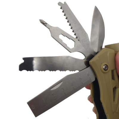 Мультитул LF S26 складаний 7 в 1 ніж пила відкривачка з usb ліхтариком багатофункціональний інструмент Мультитул LF S26 складаний 7 в 1 ніж пила відкривачка з usb ліхтариком багатофункціональний інструмент