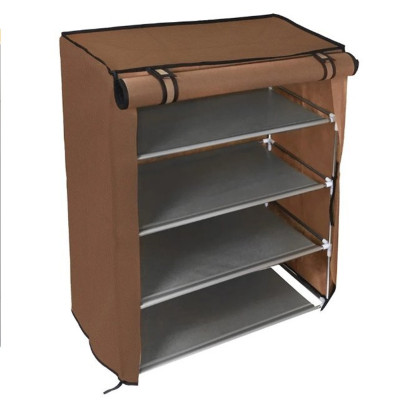 Тканевый шкаф полка для обуви тканевой стеллаж обувная подставка 60x30x90 см Brown Тканевый шкаф полка для обуви тканевой стеллаж обувная подставка 60x30x90 см Brown