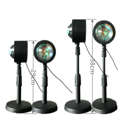 Sunset Lamp проекционный светильник красный закат USB светильник проектор рассвет атмосферная лампа для фото