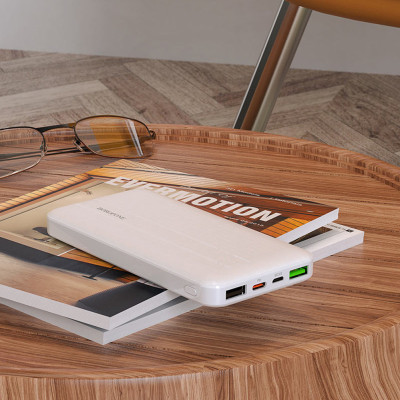 Power bank 10000 mAh BOROFONE белый портативный внешний аккумулятор зарядное устройство повербанк usb Type-C