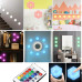 Светильник модульный LED RGB сенсорный шестигранный с пультом составная лампа соты настенные комплект 3 шт Светильник модульный LED RGB сенсорный шестигранный с пультом составная лампа соты настенные комплект 3 шт