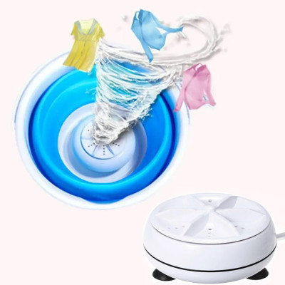 Портативная стиральная машина ультразвуковая large turbine wash Ultrasonic устройство для стирки от USB