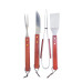 Набір приладів для барбекю і гриля 4 предмета BBQ 4 PCS Barbecue Set Інструменти для мангала гриля та барбекю Набір приладів для барбекю і гриля 4 предмета BBQ 4 PCS Barbecue Set Інструменти для мангала гриля та барбекю