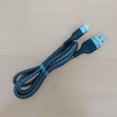 USB кабель для швидкої зарядки мікро юсб S-45 для телефону і передачі даних miсro USB Провід плетений 1м USB кабель для швидкої зарядки мікро юсб S-45 для телефону і передачі даних miсro USB Провід плетений 1м