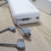 Powerbank Портативный Повербанк Veron 30000 mAh Micro Type С Lightning Пауэрбанк для зарядки телефона