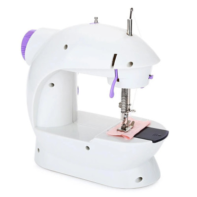 Міні швейна машинка 4 в 1 Mini Sewing Machine SM 202А Домашня компактна настільна портативна ручна 220V Міні швейна машинка 4 в 1 Mini Sewing Machine SM 202А Домашня компактна настільна портативна ручна 220V