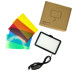 Світлодіодна лампа прямокутна 15х10см Square Fill Light зі штативом 2м з кольоровими фільтрами для фото відео Світлодіодна лампа прямокутна 15х10см Square Fill Light зі штативом 2м з кольоровими фільтрами для фото відео