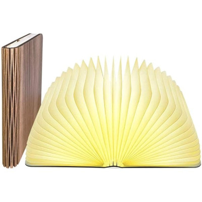 Нічник книга акумуляторний Folding Book Lamp настільний кольоровий світильник на магніті