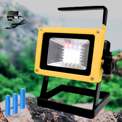 Акумуляторний переносний прожектор Led FloodLight 30W ручний світлодіодний ліхтар на підставці Акумуляторний переносний прожектор Led FloodLight 30W ручний світлодіодний ліхтар на підставці