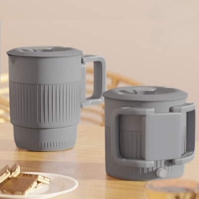 Електричний чайник складаний 800мл Hoffmans Electronics HM-2560 Дорожній швидкозакипаючий 3в1 чайник каструля чашка 1200W Сірий Електричний чайник складаний 800мл Hoffmans Electronics HM-2560 Дорожній швидкозакипаючий 3в1 чайник каструля чашка 1200W Сірий