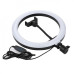 Кільцева LED лампа Ring fill Light 30 см світлодіодна від USB селфі кільце з пультом на шнурі Кільцева LED лампа Ring fill Light 30 см світлодіодна від USB селфі кільце з пультом на шнурі