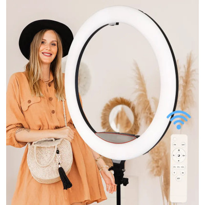 Светодиодная кольцевая лампа Ring fill light 45 см для фото и видео с 3 держателями для телефона Селфи лампа Светодиодная кольцевая лампа Ring fill light 45 см для фото и видео с 3 держателями для телефона Селфи лампа