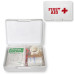 Автомобільна аптечка першої допомоги для водія бокс HS 301 біла санітарна маленька в машину при травмах