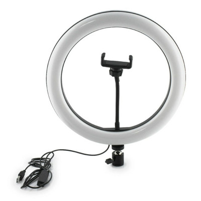 Кільцева LED лампа Ring fill Light 30 см світлодіодна від USB селфі кільце з пультом на шнурі Кільцева LED лампа Ring fill Light 30 см світлодіодна від USB селфі кільце з пультом на шнурі