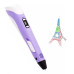 3D Ручка для дітей 3Д ручка 3 покоління з дисплеєм LCD Pen 3 фіолетова Набір з Еко Пластиком та трафаретом 3D Ручка для дітей 3Д ручка 3 покоління з дисплеєм LCD Pen 3 фіолетова Набір з Еко Пластиком та трафаретом