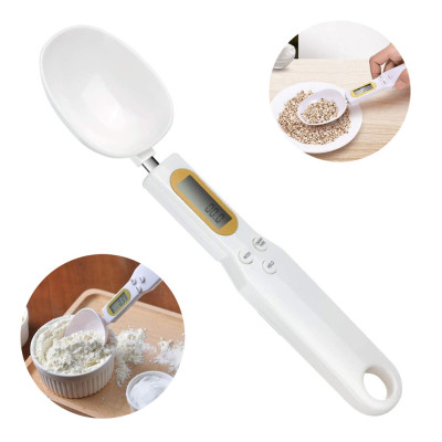 Електронна мірна ложка ваги з LCD екраном Digital Spoon Scale цифрова до 300 г висока точність Біла Електронна мірна ложка ваги з LCD екраном Digital Spoon Scale цифрова до 300 г висока точність Біла