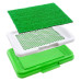 Туалет для собак трехярусный Puppy Potty Pad коврик лоток для домашних животных с решеткой и травой 47х34х6см Туалет для собак трехярусный Puppy Potty Pad коврик лоток для домашних животных с решеткой и травой 47х34х6см