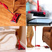 Электровеник швабра Swivel Sweeper G3 аккумуляторный пылесос Свивел Свипер крассный
