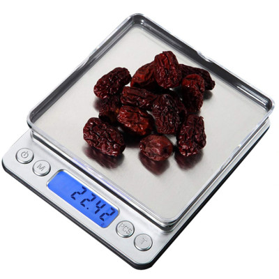 Весы ювелирные электронные карманные 500 g с 2 чашами высокоточные профессиональные мини весы 0.01